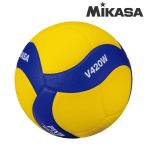 ミカサ (MIKASA) バレーボール 練習球4号 エンボス加工 ブルー×イエロー V420W