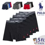 ポロ ラルフローレン POLO Ralph Lauren メンズ アンダーウェア ボクサー パンツ 5枚組 5 CLASSIC FIT BOXER BRIEFS (RCBBP5) インナー 下着 セット 綿 無地