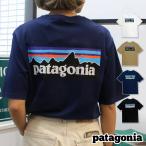パタゴニア メンズ 半袖 Tシャツ トップス クルーネック バックプリント レディース 38535