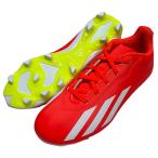 アディダス　adidas　キッズエックスクレイジーファストクラブ F×G　レッド×ホワイト×ソーラーイエロー　サッカースパイク　サッカーシューズ　if0720