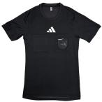  Adidas adidas рефери верх рефери рубашка короткий рукав черный контакт охлаждающий текстильная застёжка имеется футбол футзал ODW41 KK8094