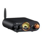 Fosi Audio MC101 Bluetooth стерео усилитель 100W*2 Home аудио компонент Mini усилитель VU измерительный прибор имеется passive динамик для 2 коричневый nne