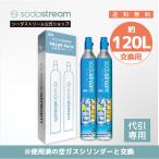 ショッピング水 2l 【代引限定】ソーダストリーム ガスシリンダー(交換用) 60L 2本セット＜炭酸水メーカー＞