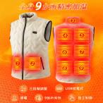 ショッピング電熱ベスト 日本製 電熱ベスト ヒーターベスト ヒートベスト 防寒ベスト メンズ 大きいサイズ 12箇所発熱 加熱 3段階温度調整 USB給電 男女兼用 紳士 通勤通学 屋外作業 丸洗い