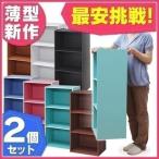 （2個セット）  カラーボックス 3段 ECX-3 ラック 収納ラック 収納家具 本棚  棚 アイリスオーヤマ
