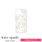 kate spade ケイトスペード iPhone 14 KSNY Protective Hardshell Classic Peony/Cream スマホケース スマホカバー