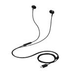 タイプC イヤホン マイク付き カナル型 耳せんタイプ 有線 【 Xperia Google Pixel OPPO Reno iPad Android スマホ タブレット 他対応 】 ブラック