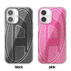 iPhone 16 Diesel Oval D Glitter Case FW24