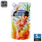 博多トレーディング 輝きのサジー 500ml パウチ 5個 (1個入×5 まとめ買い) サジージュース 果汁飲料 果汁100% JUICE  〔爆買〕