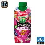  корзина me овощи жизнь 100 смузи асаи &amp; Berry Mix 330ml бумага упаковка 36шт.@(12 шт. входит ×3 массовая закупка ) овощной сок Smoothie железо фолиевая кислота сахар не использование 