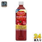 デルモンテ 食塩無添加 トマトジュース 900g ペットボトル 24本 (12本入×2 まとめ買い) 野菜ジュース