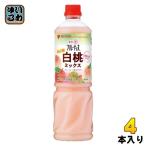 mitsu can полный -tis яблоко уксус белый персик Mix для бизнеса 6 раз .. модель 1000ml пластиковая бутылка 4шт.@(1 шт. входит ×4 массовая закупка ) еда уксусный напиток разбавление для для бизнеса пить . уксус 