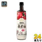 ショッピング飲む酢 美酢 CJジャパン プティチェル美酢(ミチョ) ざくろ 900ml ボトル 24本 (12本入×2 まとめ買い)