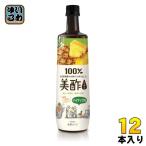 ショッピング飲む酢 美酢 CJジャパン 美酢(ミチョ) パイナップル 900ml ボトル 12本入