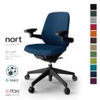 オフィスチェア ローバック 可動肘 抗ウイルス加工 クロスバック イトーキ ITOKI ノート チェ ...