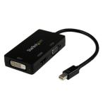 MDP2VGDVHD StarTech Mini DisplayPort-VGA/ DVI/ HDMI изменение адаптер 3 in 1 Mini дисплей порт / Mini DP/ mDP изменение кабель 1920x1200 черный 