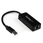 USB31000SPTB StarTech USB 3.0-Gigabit Ethernet LAN адаптер черный (USB порт x1 имеется ) USB SuperSpeed( мужской )-RJ45( женский ) проводной LAN адаптер 