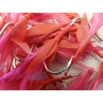 毛針　フカセ18号　NS黒　50本　赤ブリ毛　銀モール付 *北海道の釣り* アキアジ アコウ アラ カサゴ キンメ サケ ソイ タラ マス メヌケ メバル ムツ