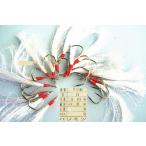 毛針　アジ16号　白　50本　フラッシャー白　ラメ *北海道の釣り* アキアジ アコウ アラ カサゴ キンメ サケ ソイ タラ マス メヌケ メバル ムツ