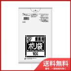 日本サニパック L43　Lシリーズ45L　透明　10枚　送料無料