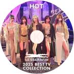 K-POP DVD LE SSERAFIM 2025 BEST TV COLLECTION - HOT / CRAZY / EASY / Perfect Night / UNFORGIVEN  他 - ルセラフィム KPOP DVD