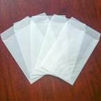グラシン封筒 白無地 10枚セット ポストカードサイズ 半透明平袋
