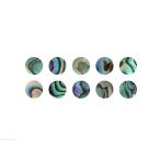 Mother of Pearl Eyes (Abalone Eye) Paua 10piece set оборудование орнамент для .10 шт. комплект 