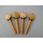 Heart/Black Pin &amp; Collar Violin Peg set Boxwood バイオリン ペグセット ボックスウッド ハート型 ブラック