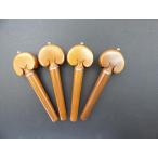 ハート型/ゴールド ピン＆リング チェロペグセット ボックスウッド Cello Peg set Boxwood Heart model Gold Pin &amp; Ring