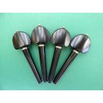 �ҥ뷿/����������� ���ܥˡ� �������ڥ����å� Cello Peg set Ebony Hill model Gold Pin &amp; Ring