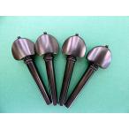 �ҥ뷿/�֥�å����� �������ڥ����å� ���ܥˡ� Cello Peg set Ebony Hill model Black Pin &amp; Ring