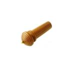 Violin Endpin Boxwood Gold Pin