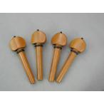 Hill/Black Pin &amp; Collar Violin Peg set Boxwood バイオリン ペグセット ボックスウッド ヒル型 ブラック