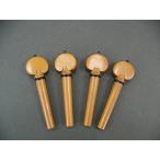 Heart/Black Pin &amp; Ring Viola Peg set Boxwood  ビオラ ペグセット ボックスウッド ハート型 ブラック装飾