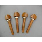 Hill/Bone Pin &amp; Ring Viola Peg set Boxwood  ビオラ ペグセット ボックスウッド ヒル型 ホワイト装飾