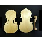 Violin unfinished set 4/4Top,Back,Neck