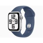 ショッピングapple watch Apple Watch SE 第2世代 GPSモデル 40mm MXEC3J/A [シルバー・デニムスポーツバンド S/M][ラッピング可]