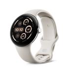 Google Pixel Watch 3 45mm [Polished Silver アルミケース/Porcelain アクティブ バンド] R-LOGI