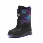 【SALE】【moonstar】AG WPJ001 BLACK ブラック ムーンスター エアログライド 子供靴 キッズ ジュニア ウィンター ブーツ 防水 抗菌防臭 スノーブーツ