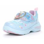 ショッピングプリンセス 【moonstar】DN C1344 SAX 光る靴 ムーンスター サックス ディズニープリンセス Disney シンデレラ 抗菌防臭 LED 女の子 子供靴 スニーカー ベルクロ  キッズ LE