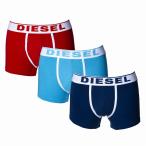 ショッピングdiesel ディーゼル ボクサーパンツ3枚組 00ST3V 0JKKC E4123 3Pパック アンダーウエア 3色セット メンズ レッド ブルー ネイビー DIESEL