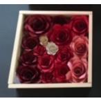 フラワーBOX 正方形　赤