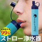 携帯浄水器 サバイバルストロー Survival Straw 浄水ストロー アウトドア ポータブル浄水器 防災