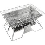 キャンピングムーン(CAMPING MOON) 高さ2段階調整式 5-6人位 バーベキューコンロ BBQコンロ 収納バッグ付き MT-3