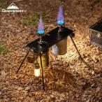 キャンピングムーン ( CAMPING MOON ) 一体型シングルバーナー 用 IGTテーブル サポート脚付き ツインバーナー 遮熱 テーブル グリルテーブル IGT天板 BKZ06-L