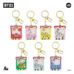 【：30%OFFセール ：】 ソロモン商事 BT21 minini グリッターキーホルダー_AHK_M GLITTER KEYHOLDER