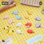 ショッピングbt21 【：30%OFFセール ：】 【ソロモン商事】BT21 minini BHF_C_前髪クリップ ヘアクリップ 04/05