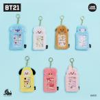 ショッピングbt21 【：50%OFFセール：】ソロモン商事 BT21 FKB_フォトカードキーホルダーver.2 ふわふわ もこもこ (ステッカー付き)