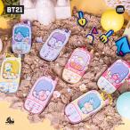 ソロモン商事【BT21 シャカシャカガラケーキーリング】GARAKE PHONE KEYRING レトロ アクリルキーホルダー カスタム KOYA RJ SHOOKY MANG CHIMMY TATA COOKY