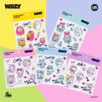 【：50%OFF！クリアランスセール ：】ソロモン商事 2023年 WDZY モバイルデコステッカー MAKE UP STICKY MEMO シール デコレーション デコシール スマホ